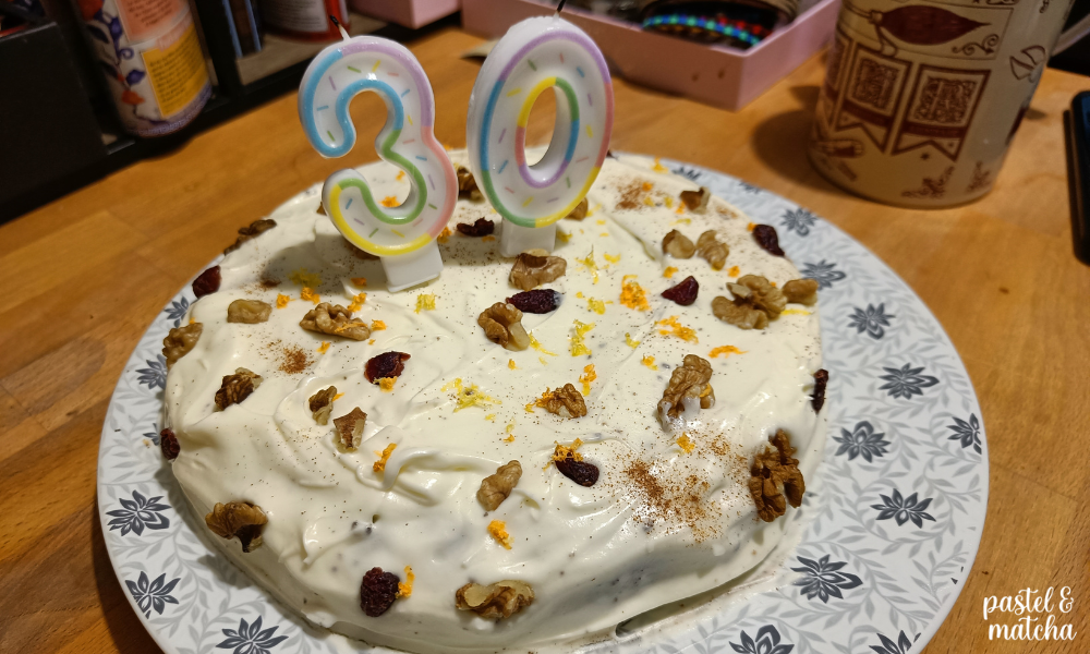 Carrot cake de 30 ans