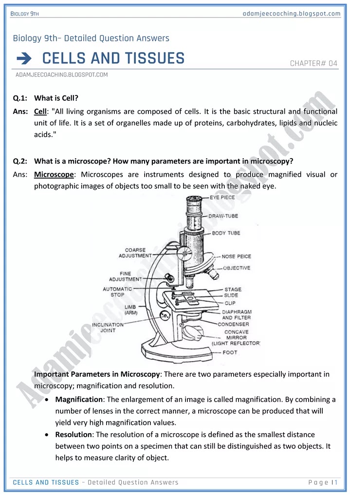 cells-and-tissues-detailed-question-answers-biology-9th