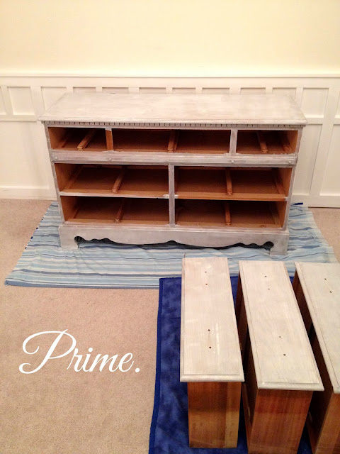 Last yr some friends gave us a laid upward of quondam dressers earlier they moved to the beach DIY  How To Paint Furniture: why it's easier than y'all think!