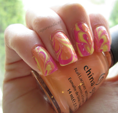 Bright Summer Water Marble