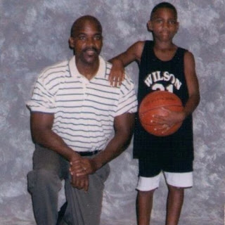 Jeff Teague With His Father In This Childhood Picture