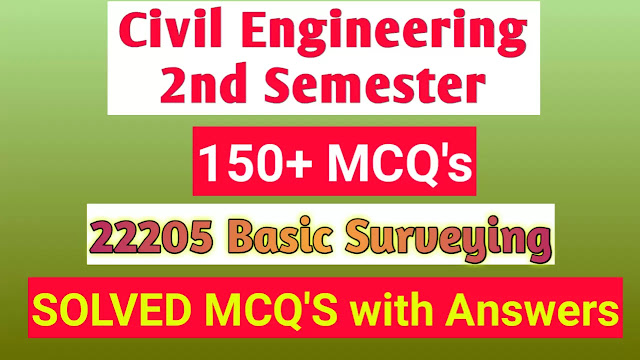 22205 Basic Surveying Solved mcqs