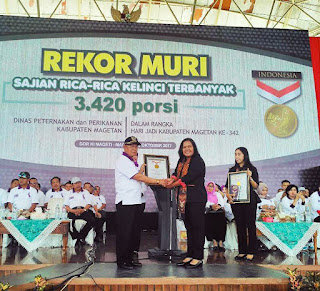 Rica-rica Kelinci Pecahkan Rekor Muri