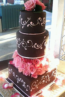 Wedding cakes in brown, part 2