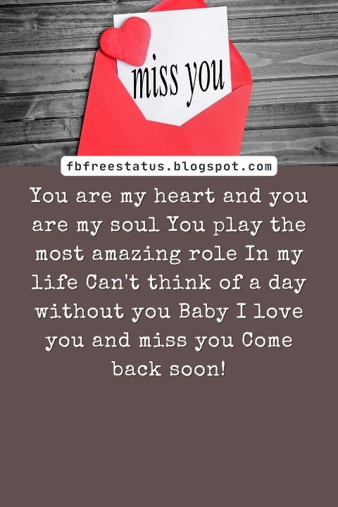 Missing You Messages For Wife