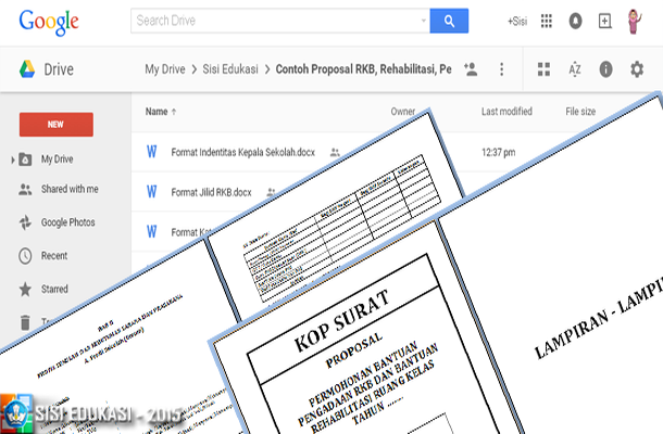 Contoh Proposal Pengajuan RKB Sekolah dan Bantuan 