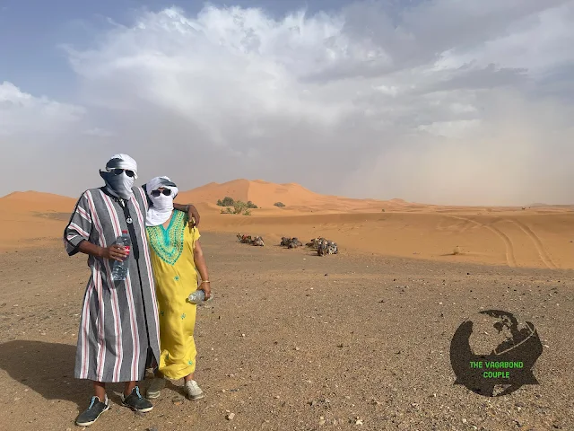 Camels at Erg Chebbi Dunes, Merzouga, Sahara Desert