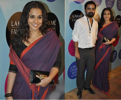 Vidya Balan Sabyasachi Lakme Fashion Week 2010