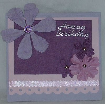 Handmade and folded too! Best Wishes. Happy Birthday,. Birthday Card.