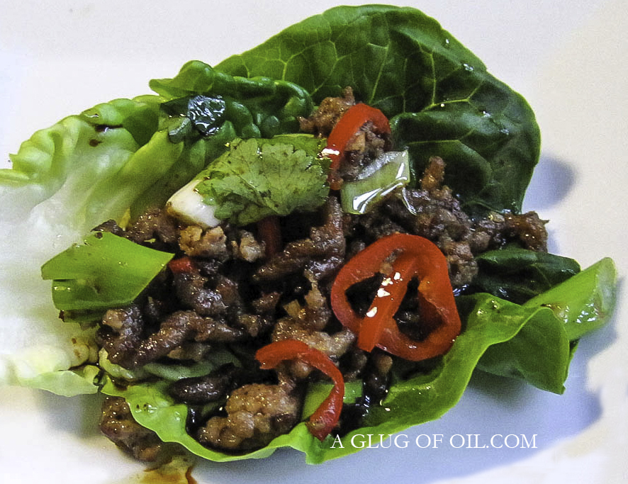 Chilli Beef Lettuce Wraps
