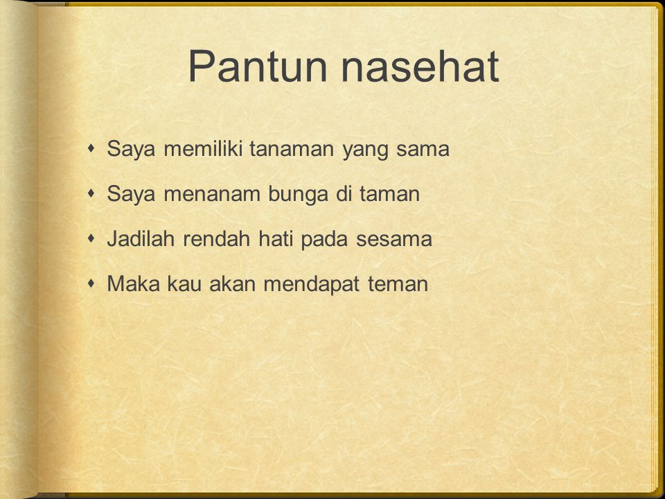 Contoh Pantun Dan Puisi - Contoh O