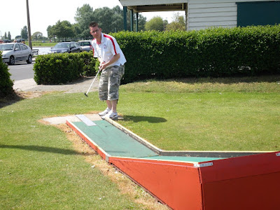 Minigolfing in Dovercourt, Essex