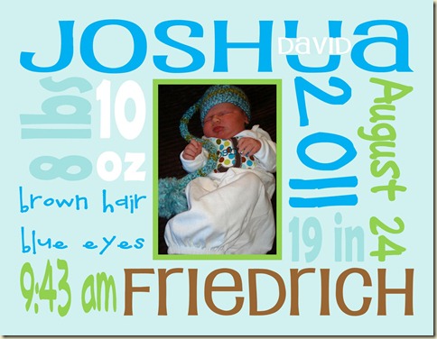 birth announcement subway art