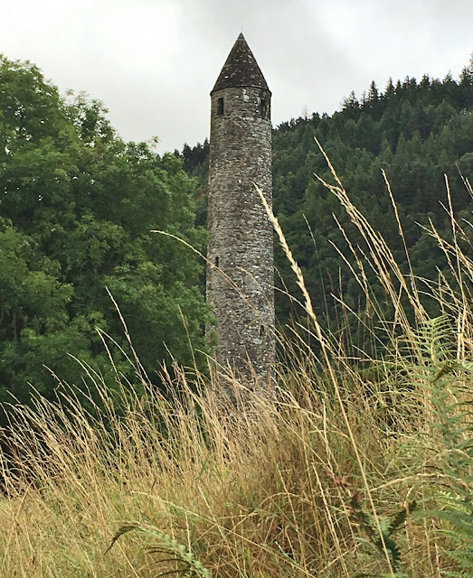 Round tower of Glendalough, County Wicklow, Ireland