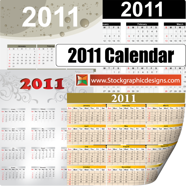 If you are looking for 2011 calendar template that is available;