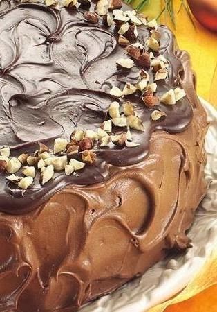Mocha-Hazelnut Cream-Filled Cake | Cook'n is Fun - Food Recipes