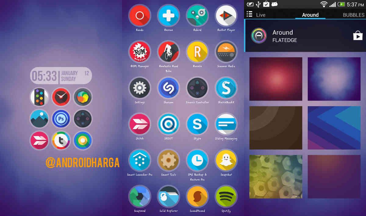 10 Icon Pack Gratis Untuk ASUS Launcher Di Zenfone 6