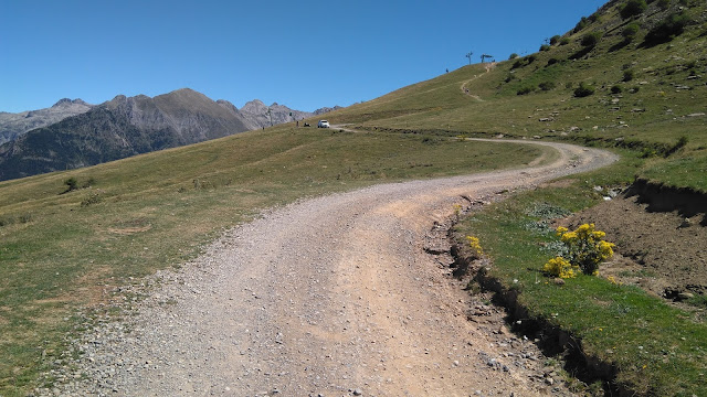 Llegando al Collau de Mandilar