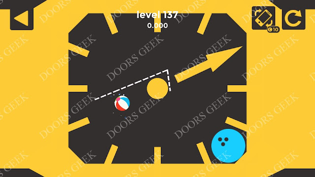 Ball & Ball Level 137 Solution, Walkthrough, Cheats for android and ios