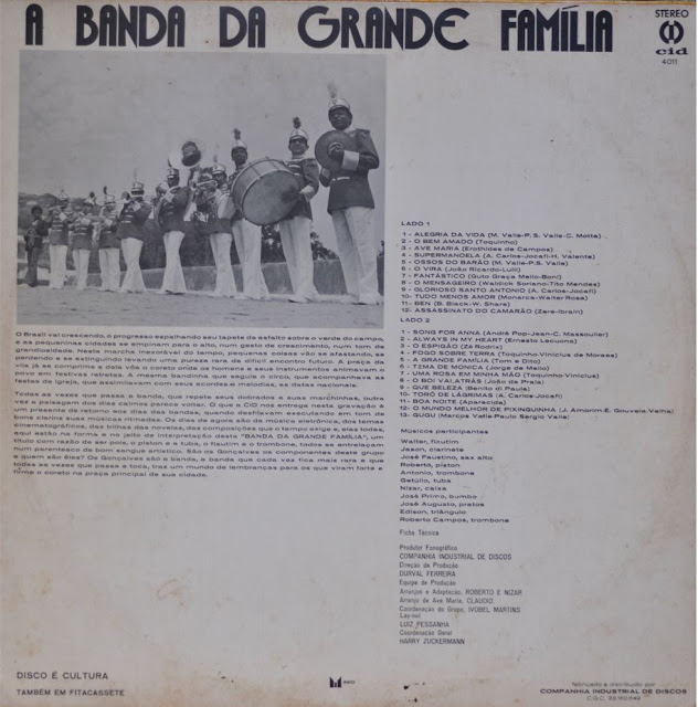 Banda do 14. RI – Sucessos Em Ritmo De Dobrado (1961)