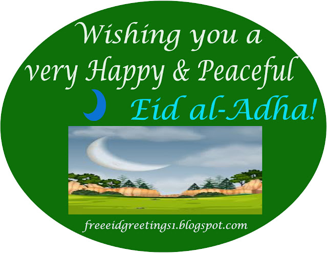 Wishing you a very Happy & Peaceful Eid-al-Adha