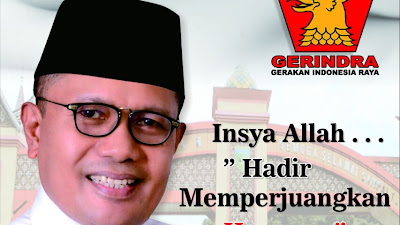 DPC Partai Gerinda Usung Ir. Rafdi M Syarif Jadi Cawako Di  Pilkada Padang Panjang 2018