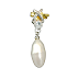 LPQSN0663 PRICE: 90.QAR Natural Freshwater Pearl Pendant 925 Silver  