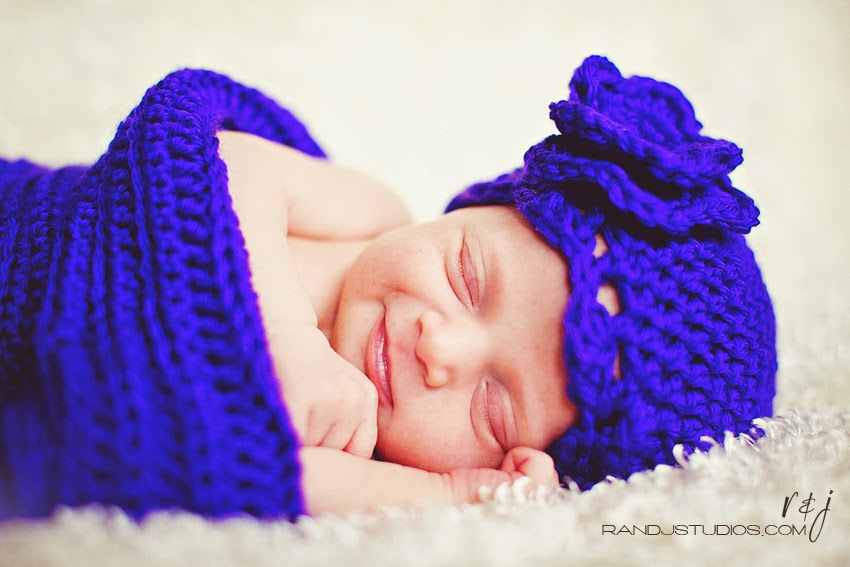 Smiling Baby, Houston Texas Newborn Photography