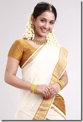 athulya in hot saree