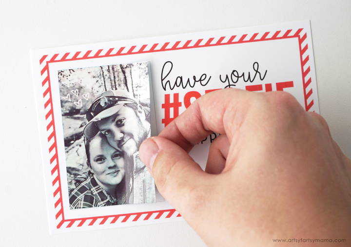 Free Printable Holiday Selfie Card