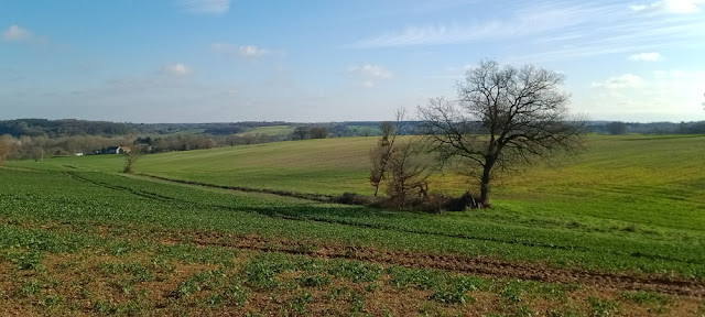 View up the Claise valley, Indre et Loire, France. Photo by Loire Valley Time Travel.