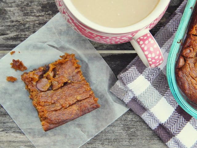 Grain-free Peanut Butter Pumpkin Brownies via @labride