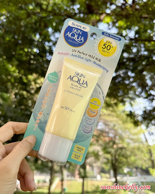 Sunplay Skin Aqua UV Mild Milk Sunscreen, Sunscreen review, sunplay, skin aqua, skincare review, beauty