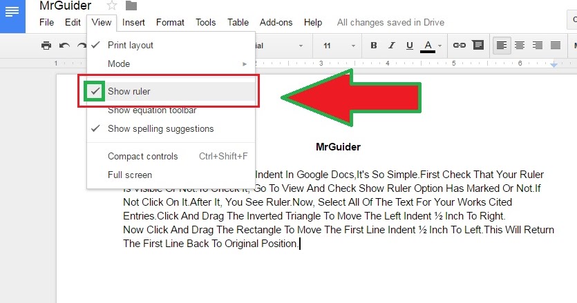 How To Create Hanging Indent In Google Docs 4 Steps With Pictures