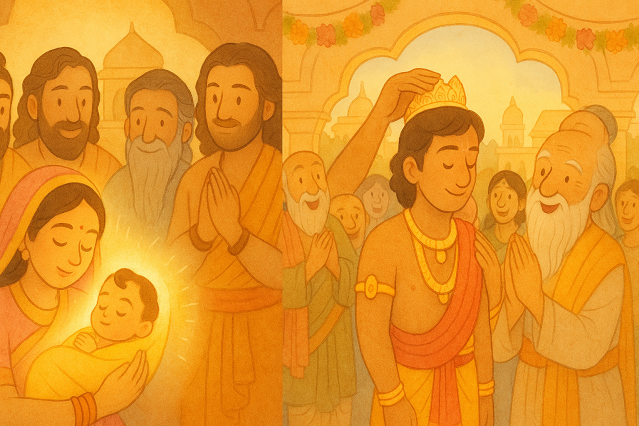 The Story of Parikshit’s Birth, Coronation, and Reign