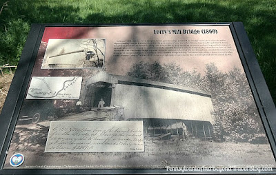 Forry's Mill Covered Bridge in Lancaster County, Pennsylvania