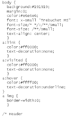 Blogbombs style settings