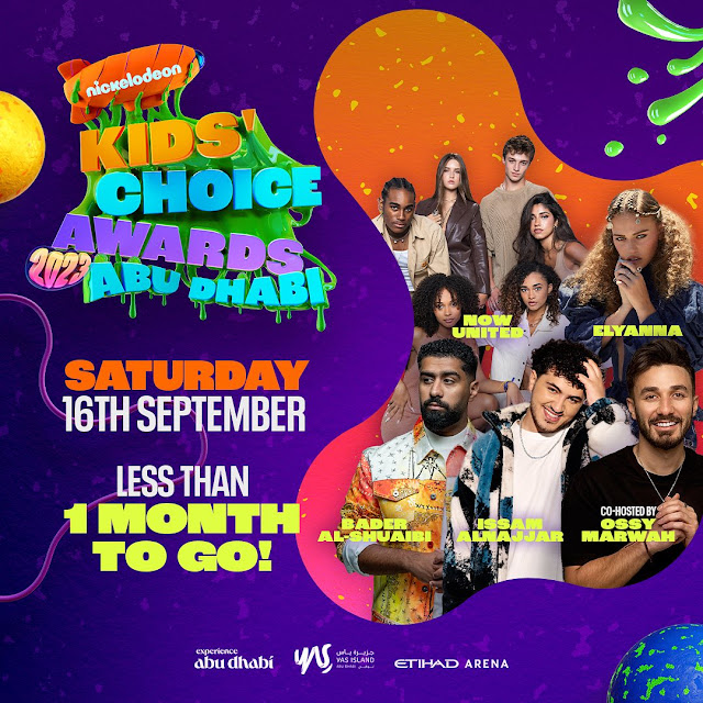 First Confirmed Superacts at Nickelodeon Kids' Choice Awards Abu Dhabi 2023