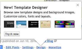 নতুন ব্লগার টেমপ্লেট ডিজাইনার