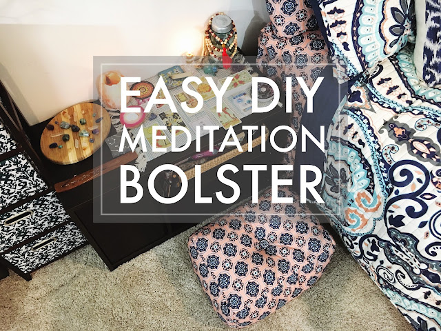 Easy DIY Meditation Bolster