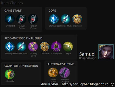 build item hero vainglory terbaik