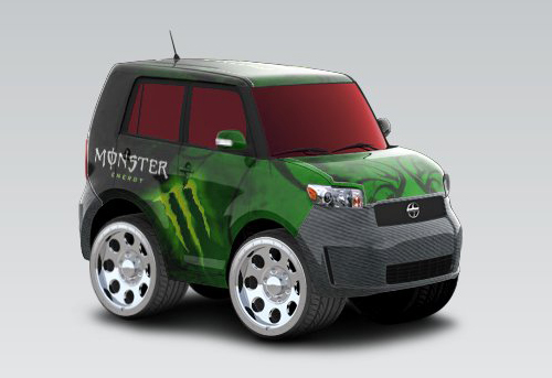 Car Town Customs 2008 Scion xB Monster Energy