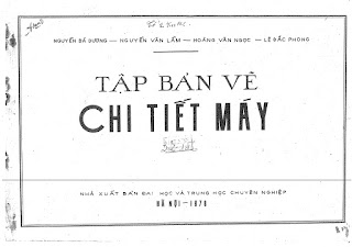 Tập bản vẽ chi tiết máy, vẽ kỹ thuật cơ khí, giáo trình vẽ kỹ thuật cơ khí, vẽ kỹ thuật, bài tập vẽ kỹ thuật, chi tiết máy