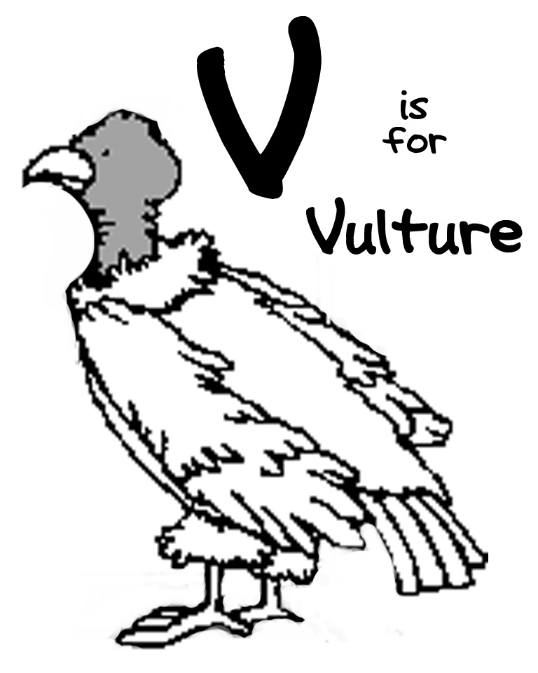 We Love Being Moms!: Letter V (Vulture)