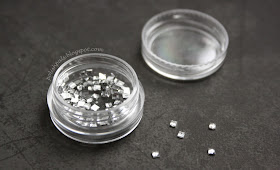 Square Nail Art Rhinestones from Simply Spoiled Beauty
