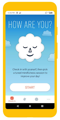 Screenshot of Stop Breathe & Think meditation app