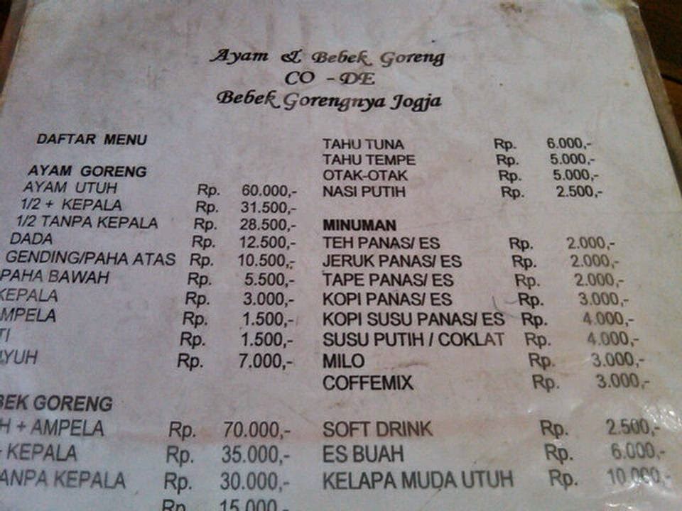 Ayam Goreng Code - INFO JOGJA