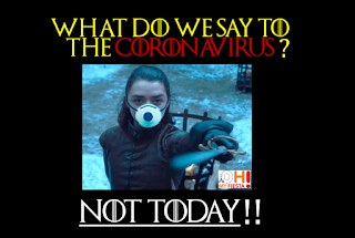 Game of Thrones Arya Stark Coronavirus Quotes