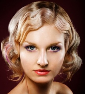 tecktonic hairstyle. Finger Wave hairstyle