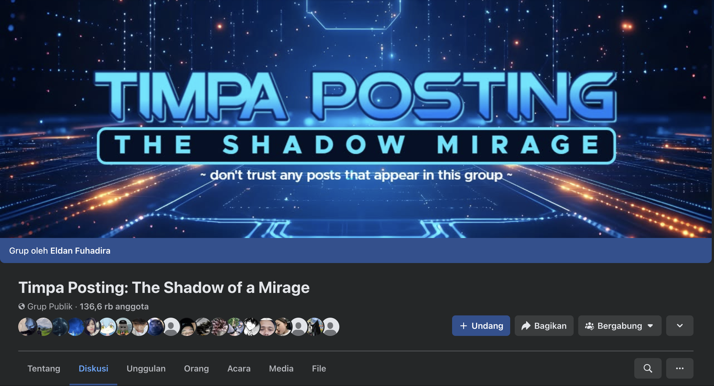 Grup Facebook Timpa Posting